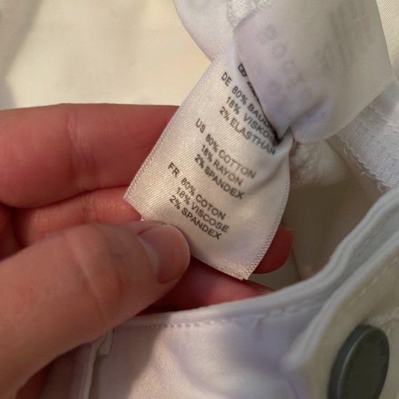 Articles of Society Denim - Low Rise White Skinny Jeans 25 - Picture 6 of 6